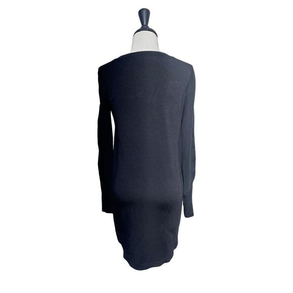 Athleta Pullover Black Long Sleeve Casual Knit Dress Size XXS - Picture 3 of 5
